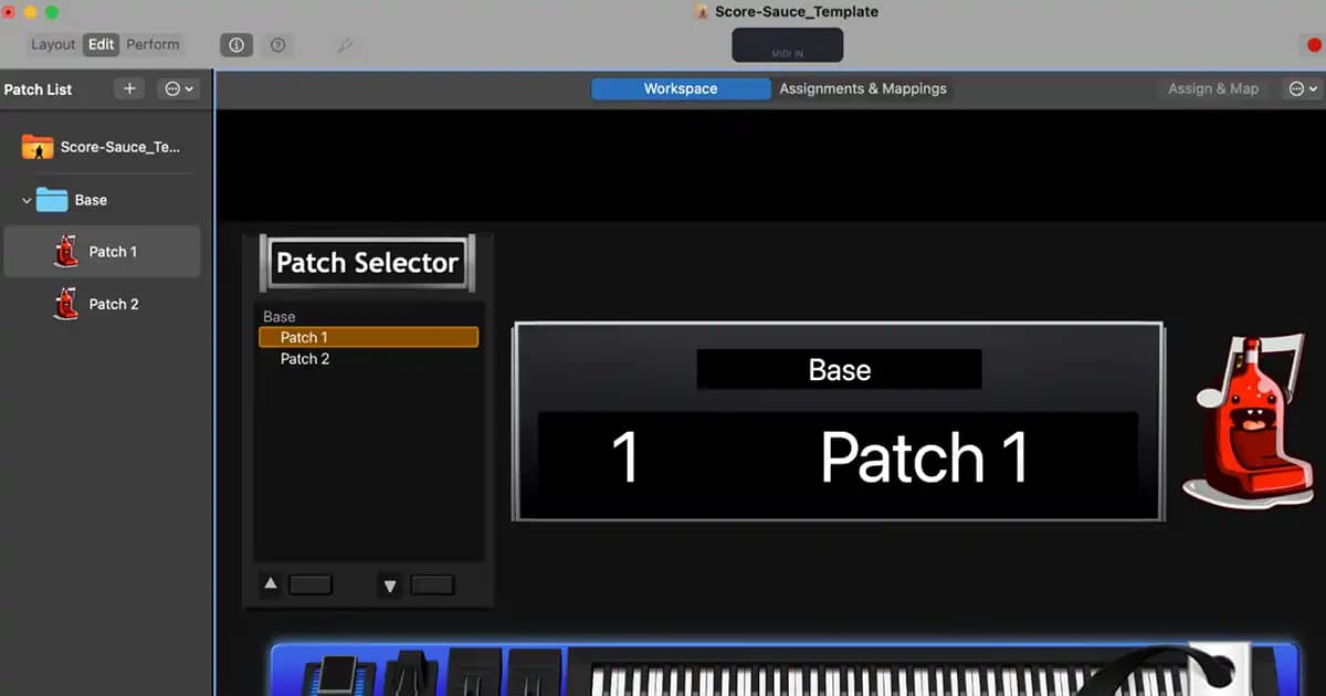 MainStage Template